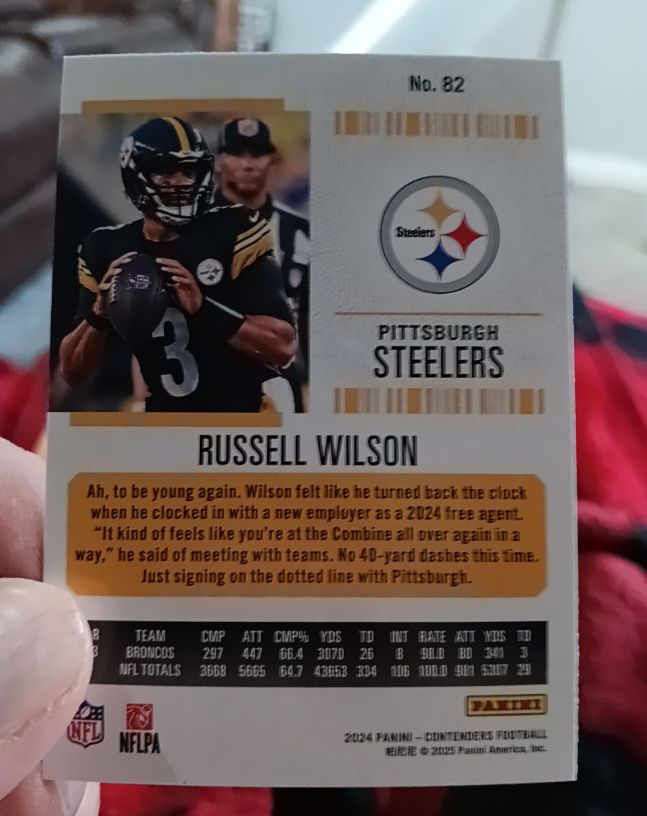 2024 Panini Contenders Football #82 Russell Wilson — front