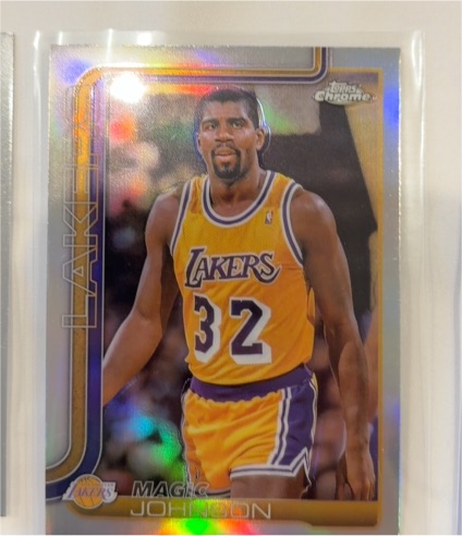 2025-26 Topps Chrome #244 Magic Johnson — front