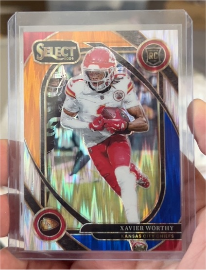 2024 Panini Select Club Level #224 Xavier Worthy — front
