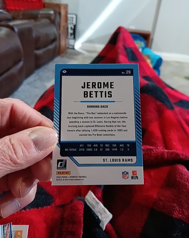 2024 Panini Donruss #29 Jerome Bettis — front