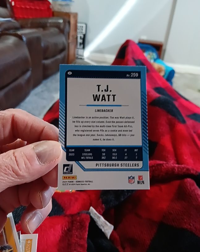 2024 Panini Donruss #259 T.J. Watt — front