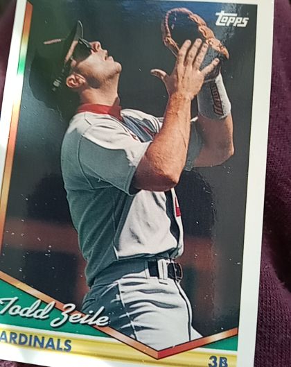 1994 Topps #25 Todd Zeile — front