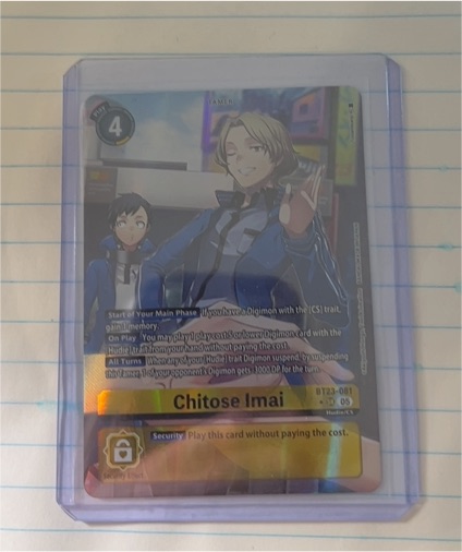 Digimon Card Game BT23-081 Chitose Imai — front