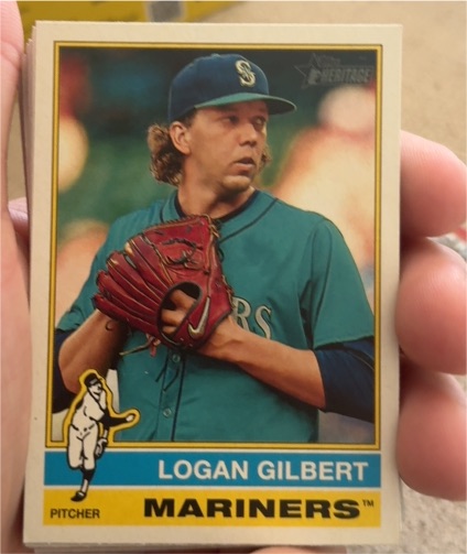 2025 Topps Heritage #492 Logan Gilbert — front
