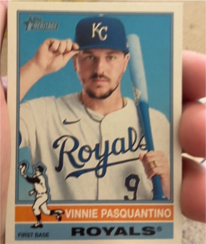 2025 Topps Heritage #440 Vinnie Pasquantino — front