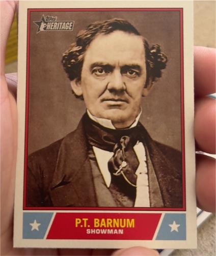 2025 Topps Heritage Notable Americans #NS-90 P.T. Barnum — front