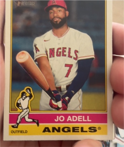 2025 Topps Heritage #434 Jo Adell — front