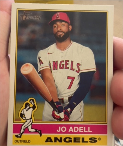 2025 Topps Heritage #434 Jo Adell — front