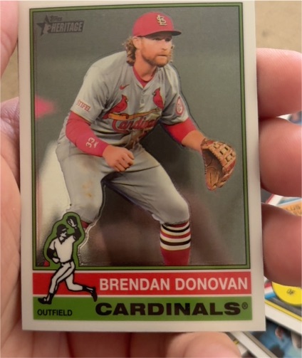 2025 Topps Heritage #225 Brendan Donovan — front