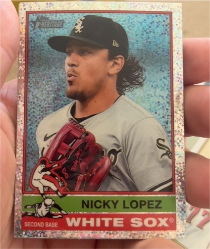 2025 Topps Heritage #371 Nicky Lopez — front