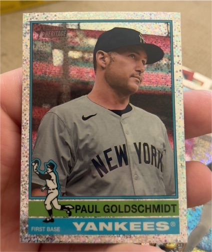 2025 Topps Heritage #382 Paul Goldschmidt — front
