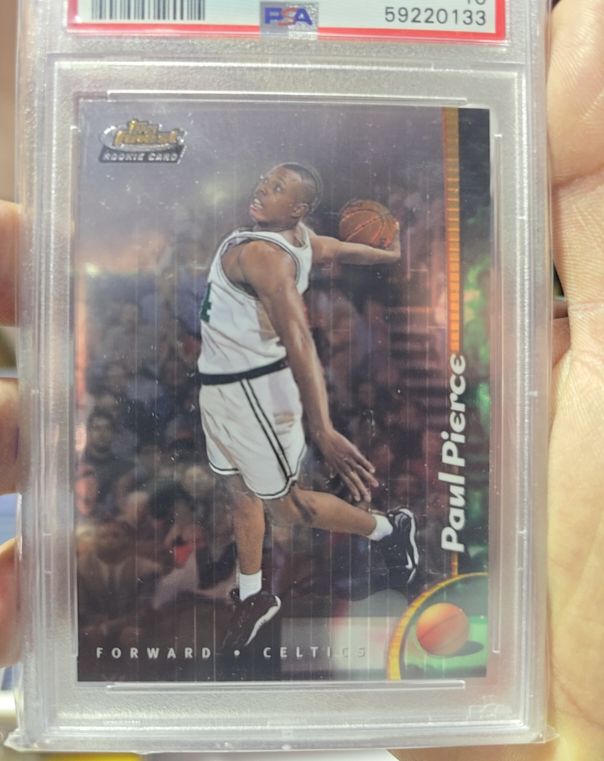 1998-99 Topps Finest #235 Paul Pierce Rookie Card — front