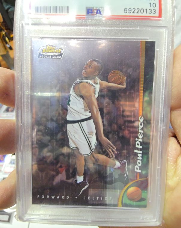 1998-99 Topps Finest #235 Paul Pierce Rookie Card — front