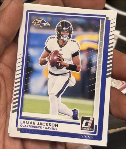 2025 Donruss #102 Lamar Jackson — front
