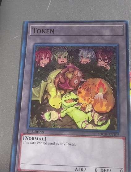 2020 Yu-Gi-Oh! Spirit Charmers Token SDCH-ENT05 — front