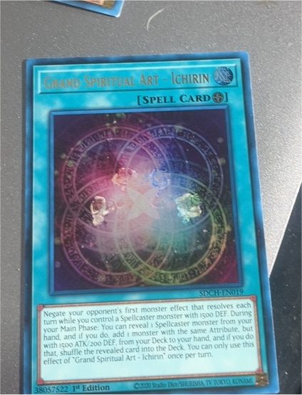 Yu-Gi-Oh! Grand Spiritual Art - Ichirin SDCH-EN019 — front