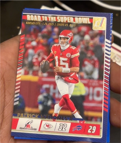 2025 Donruss Road To The Super Bowl #2 Patrick Mahomes II — front