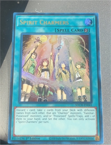 2020 Yu-Gi-Oh! SDCH-EN041 Spirit Charmers — front