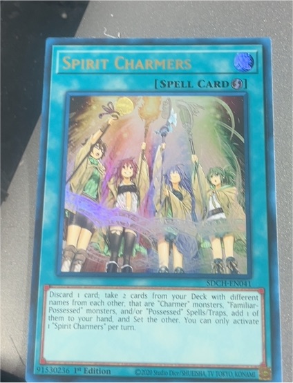 2020 Yu-Gi-Oh! SDCH-EN041 Spirit Charmers — front