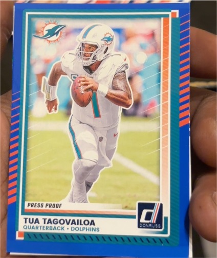 2025 Donruss #47 Tua Tagovailoa — front