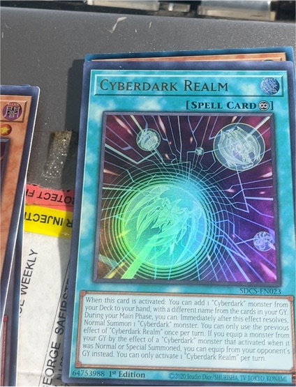 Yu-Gi-Oh! Cyberdark Realm SDCS-EN023 — front