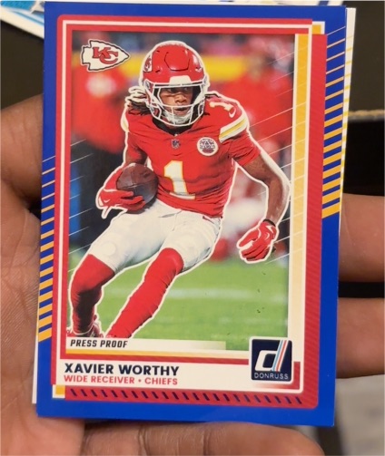 2025 Panini Donruss #170 Xavier Worthy — front