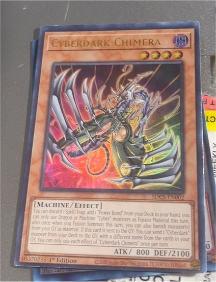 2020 Yu-Gi-Oh! SDCS-EN002 Cyberdark Chimera — front