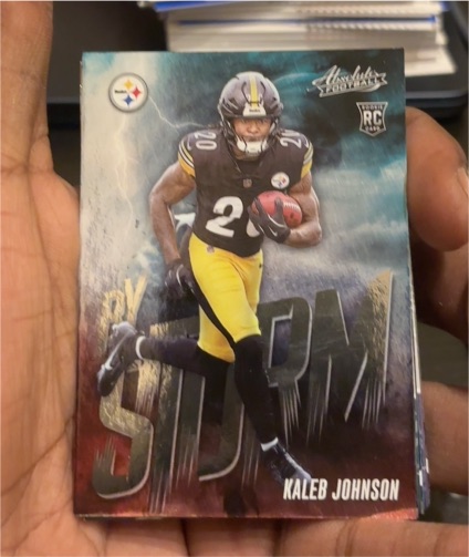 2025 Panini Absolute By Storm #8 Kaleb Johnson — front