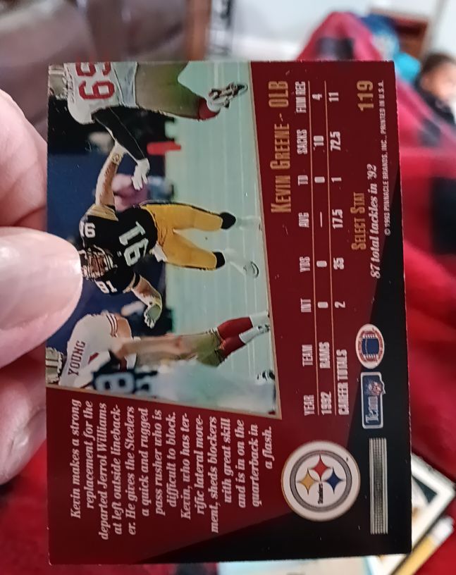 1992 Pro Set #119 Kevin Greene — front