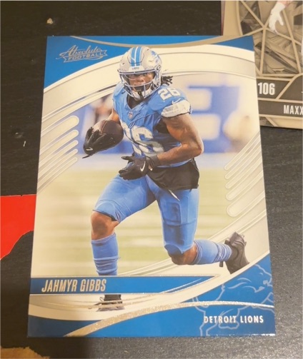 2025 Panini Absolute Football #91 Jahmyr Gibbs — front