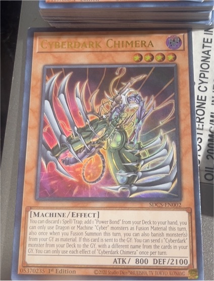 2020 Yu-Gi-Oh! SDCS-EN002 Cyberdark Chimera — front
