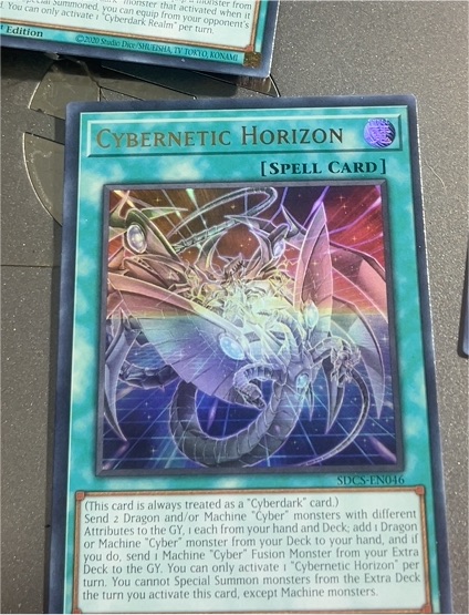 2020 Yu-Gi-Oh! Cybernetic Horizon SDCS-EN046 Cybernetic Horizon — front
