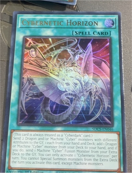 2021 Yu-Gi-Oh! Cybernetic Horizon SDCS-EN046 Ultra Rare Spell Card — front