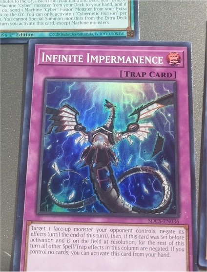 2020 Yu-Gi-Oh! SDCS-EN036 Infinite Impermanence — front