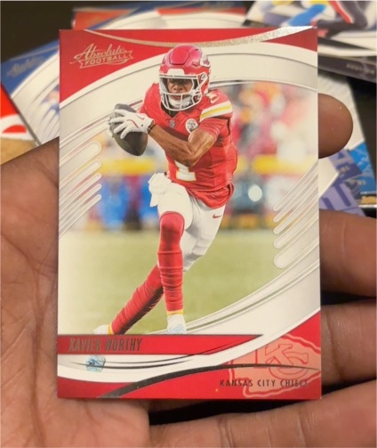 2025 Panini Absolute Football #13 Xavier Worthy — front
