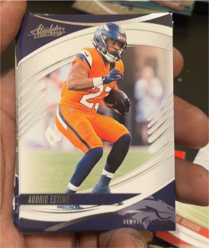 2025 Panini Absolute Football Audrio Estime — front