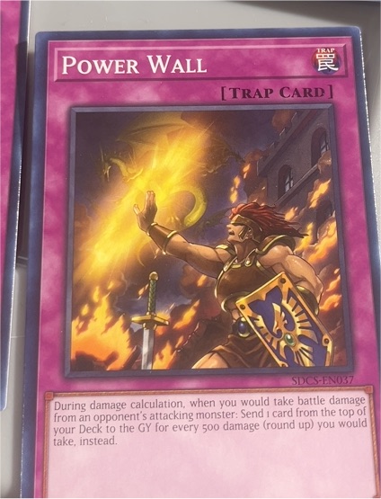 Yu-Gi-Oh! SDCS-EN037 Power Wall — front