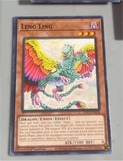 Yu-Gi-Oh! 2021 SDCS-EN018 Leng Ling — front