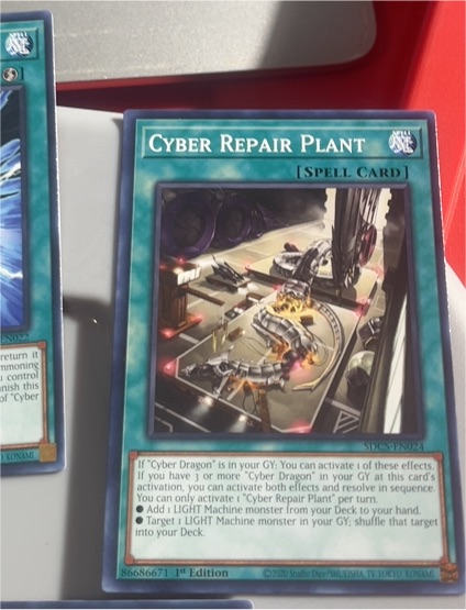 Yu-Gi-Oh! Cyber Repair Plant LEDD-ENB12 — front