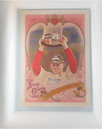 2025 Topps Allen & Ginter #SV-19 David Eckstein Sweet Victory Anaheim Angels — front