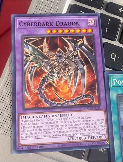 2020 Yu-Gi-Oh! SDCS-EN045 Cyberdark Dragon — front