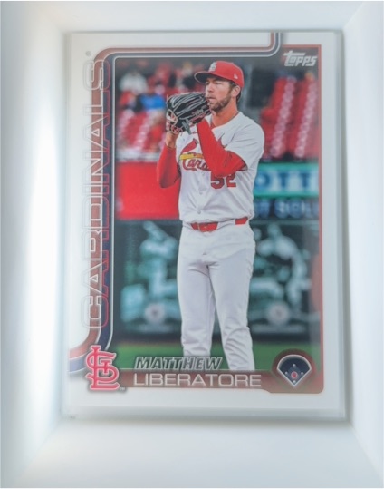2025 Topps Update Series #US185 Matthew Liberatore — front