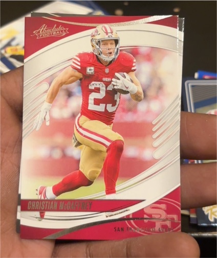 2025 Panini Absolute #49 Christian McCaffrey — front