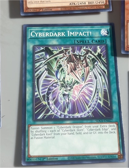 2020 Yu-Gi-Oh! SDCS-EN027 Cyberdark Impact! — front