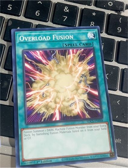 2020 Yu-Gi-Oh! SDCS-EN048 Overload Fusion — front