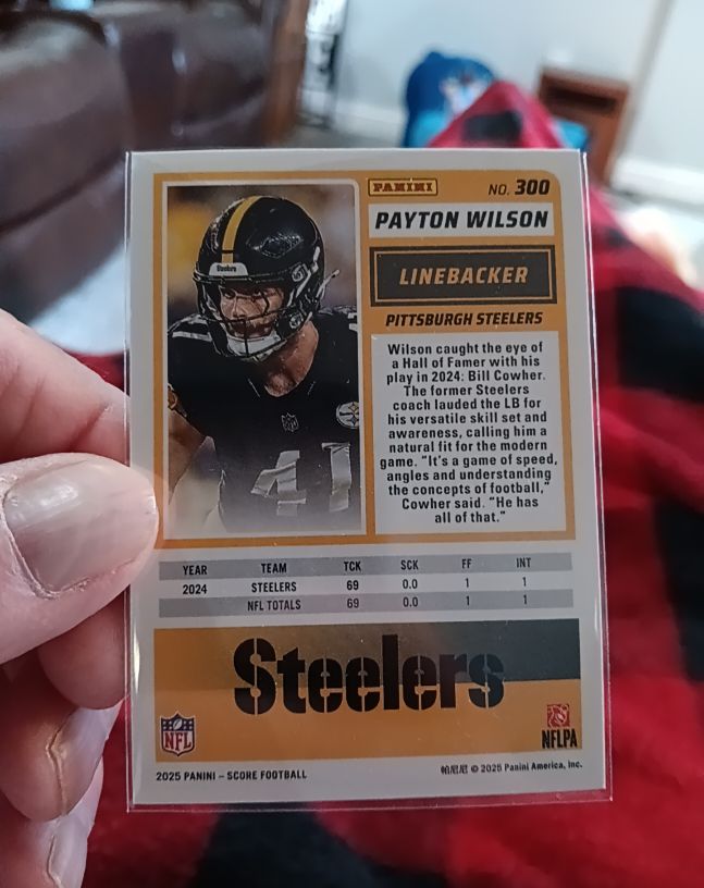 2025 Panini Score #300 Payton Wilson — front
