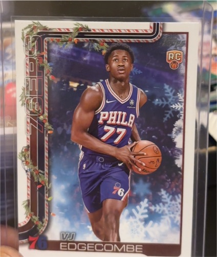2025-26 Topps #203 VJ Edgecombe — front