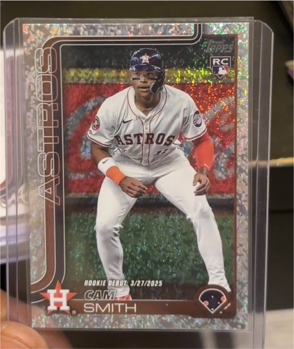 2025 Topps Update Series #US45 Cam Smith Rookie Debut — front