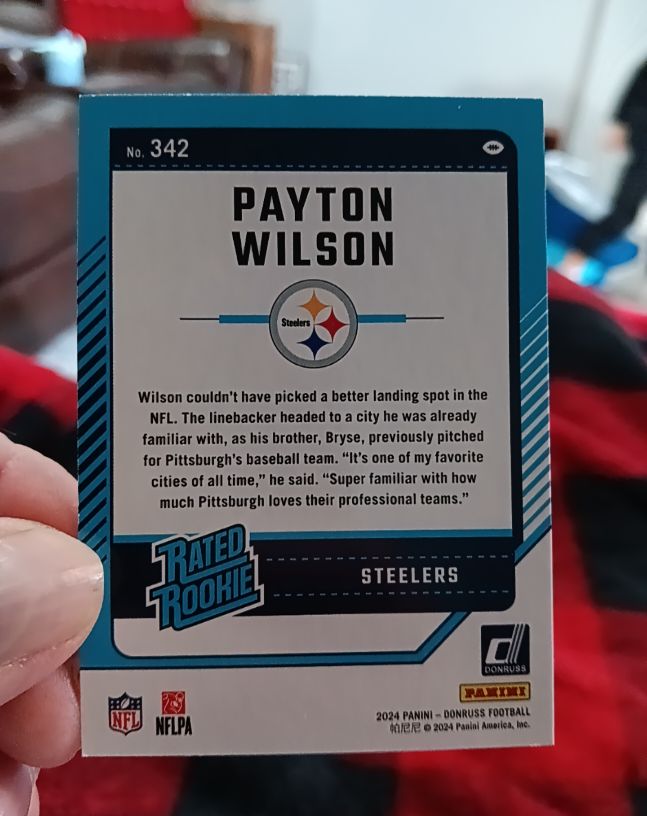 2024 Panini Donruss #342 Payton Wilson — front