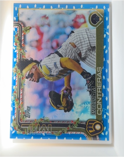2025 Topps Holiday #H21 William Contreras — front